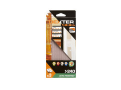ABRASIF VIBRANTE 93X185MM GRAIN 240 LOT DE 5 DEXTER PRO