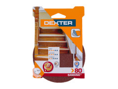 ABRASIF PERCEUSE/MEULEUSE DIAMETRE 115 GRAIN 80 LOT DE 5 DEXTER