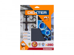 ABRASIF CARROSSERIE 230X280 GRAIN 280 DEXTER 5 PCS