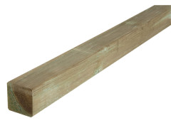 POTEAU POUR PANNEAU DE CLOTURE BOIS 7X7X240CM CARRE NATUREL