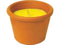 POT TERRE CUITE ANTI MOUSTIQUE CITRONNELLE MINI 60X75MM