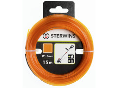 FIL NYLON CARRE COUPE-BORDURE 1.5MM 15M BLISTER ORANGE