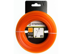 FIL NYLON CARRE DEBROUSSAILLEUSE 2.5MM 30M BLISTER ORANGE