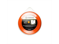 FIL NYLON CARRE DEBROUSSAILLEUSE 3MM 90M BLISTER ORANGE