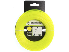 FIL NYLON ROND DEBROUSSAILLEUSE 2.5MM 30M BLISTER JAUNE