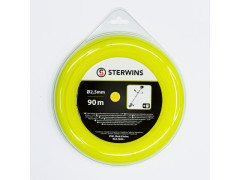 FIL NYLON ROND DEBROUSSAILLEUSE 2.5MM 90M BLISTER JAUNE