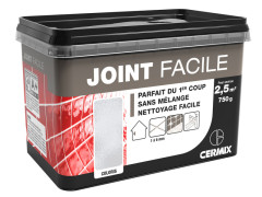 JOINT FACILE CARRELAGE CERMIX GRIS MOYEN 0,75KG 2,5M2