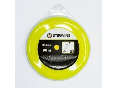 FIL NYLON ROND DEBROUSSAILLEUSE 3MM 90M BLISTER JAUNE