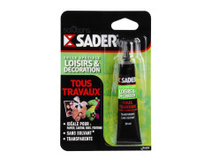 COLLE D'ASSEMBLAGE LOISIRS/DECO SADER TUBE 30ML