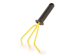 GRIFFES 3 DENT ACIER MANCHE PLASTIQUE