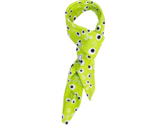 BANDANA/FOULARD TAILLE UNIQUE VERT ANIS IMPRIME