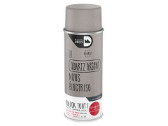 PEINTURE AEROSOL RELOOK TOUT QUARTZ ARGENT 0.4L