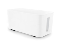 BOITE CACHE MULTIPRISE GM BLANC + REPERE CABLES