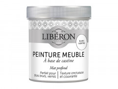 PEINTURE MEUBLES ET OBJETS CASEINE LIBERON BLANC ALBATRE 0,5L