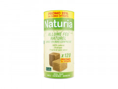 ALLUME FEU BOIS COMP NATURIA BOITE DE 120 PIECES