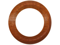 ANNEAUX BOIS 56MM POUR TRINGLE A RIDEAU D28 MERISIER X10