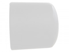 EMBOUT BOIS POUR TRINGLE A RIDEAU D35 BOUCHON A VISSER BLANC LAQUE X2