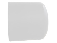 EMBOUT BOIS POUR TRINGLE A RIDEAU D35 BOUCHON A VISSER BLANC LAQUE X2