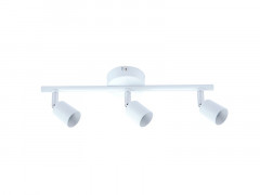BARRE 3 SPOTS BASIC GU10 BLANC