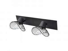BARRE 2 SPOTS KASTELI E14 NOIR