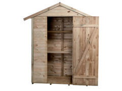 ARMOIRE DE JARDIN BOIS LEO NATUREL  193X220X83 CM