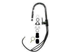 MITIGEUR DE CUISINE LILY CHROME DELINIA AC DOUCHETTE 2 JETS