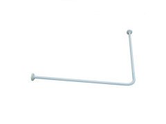 BARRE DOUCHE ANGLE COUDE BLANC