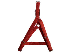 HARNAIS CHIEN rï¿½glable MC LEATHER 25MM ROUGE