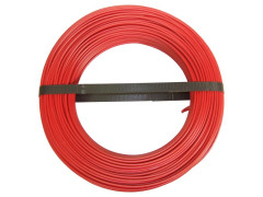 CABLE ELECTRIQUE HO7VU 1.5MM2 ROUGE COURONNE 100M