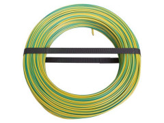 CABLE ELECTRIQUE HO7VU 2.5MM2 VERT/JAUNE COURONNE 100M