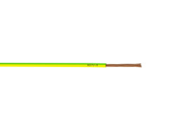 CABLE ELECTRIQUE HO7VU 1.5MM2 VERT/JAUNE 25M