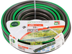 TUYAU ARROSAGE TRICOTE DIAMETRE 15MM LONGUEUR 25M GEOLIA COMFORT