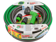 TUYAU ARROSAGE TRICOTE EQUIPE DIAMETRE 15MM LONGUEUR 20M GEOLIA COMFORT