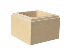 ELÉMENT DE PILIER CLASSIQUE LISSE T.PIERRE H.16.7 X L.25 XP.25 CM