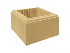 ELÉMENT DE PILIER CLASSIQUE UNISLISS LISSE T.PIERRE H.16.7XL.30XP.30CM