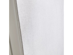 VITRAGE TAMISANT LEO BLANC L70 X H210 CM