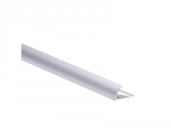PROFIL 1/4 ROND ANGLE SORTANT ALU MAT 8MM L2.5 STANDERS