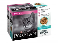 PATEE CHAT PRO PLAN DELICATE EN SAUCE POISSON DE L'OCEAN 10X85G