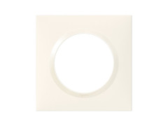 PLAQUE CARREE DOOXIE BLANC 1 POSTE