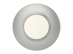 PLAQUE RONDE 1 PRISE SIMPLE A COMPOSER DOOXIE ALUMINIUM LEGRAND