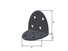 EQUERRE ASSEMBLAGE GALVA 40X40X40MM