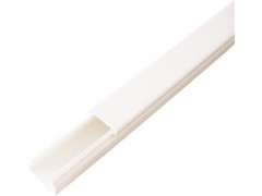 MOULURE 20X25 PVC 2M BLANC 1PX