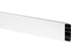 PLINTHE 3 COMPARTIMENTS 20 X 80 MM X 2 M BLANC TEHALIT