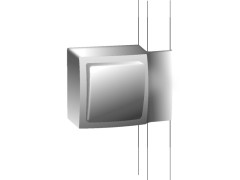 BOITIER AVEC INTERUPTEUR VA ET VIENT 12 X 30 MM BLANC TEHALIT