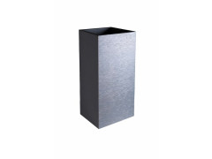 POT CARRE GRAPHIT 39,5X39,5X80 31L GRIS ANTHRACITE