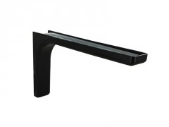 EQUERRE 144X240MM ACIER PLASTIFIE NOIR