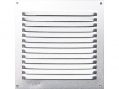GRILLE AERATION VISSER  150X150 ALU + MOUSTIQUAIRE