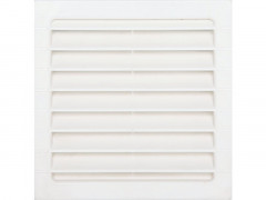 GRILLE AERATION ENCASTRER  100X100 ABS + MOUSTIQUAIRE