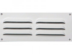 GRILLE AERATION VISSER  50X140 ALU + MOUSTIQUAIRE