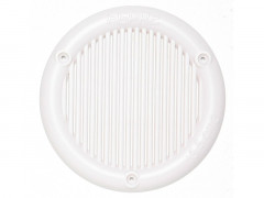 GRILLE AERATION VISSER  103MM ABS BLANC